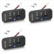 thumbnail image 1 of 3X Cargador de Salida USB de 3 Puertos de 12 V, PD3.0 Tipo C, QC 3.0 USB A y Adaptador de Enchufe de Cargador Rápido USB A de 2,4 A para Coche Marino, 1 of 8