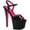 Black, variant on Women's Pleaser Sky 309TT Ankle-Strap Sandal