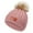 C, variant on Hats Clearance! NEW 1-11 Years Old For Girls Boys Kids Winter Beanie Hat Warm Knit Thick Ski Cap With Fluff Ball