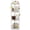 White, variant on AGORKI Corner Shower Caddy: 3 Tier Corner Shelf Organizer, Floor Standing Shower Caddy for Bathroom, Rest Room, Black