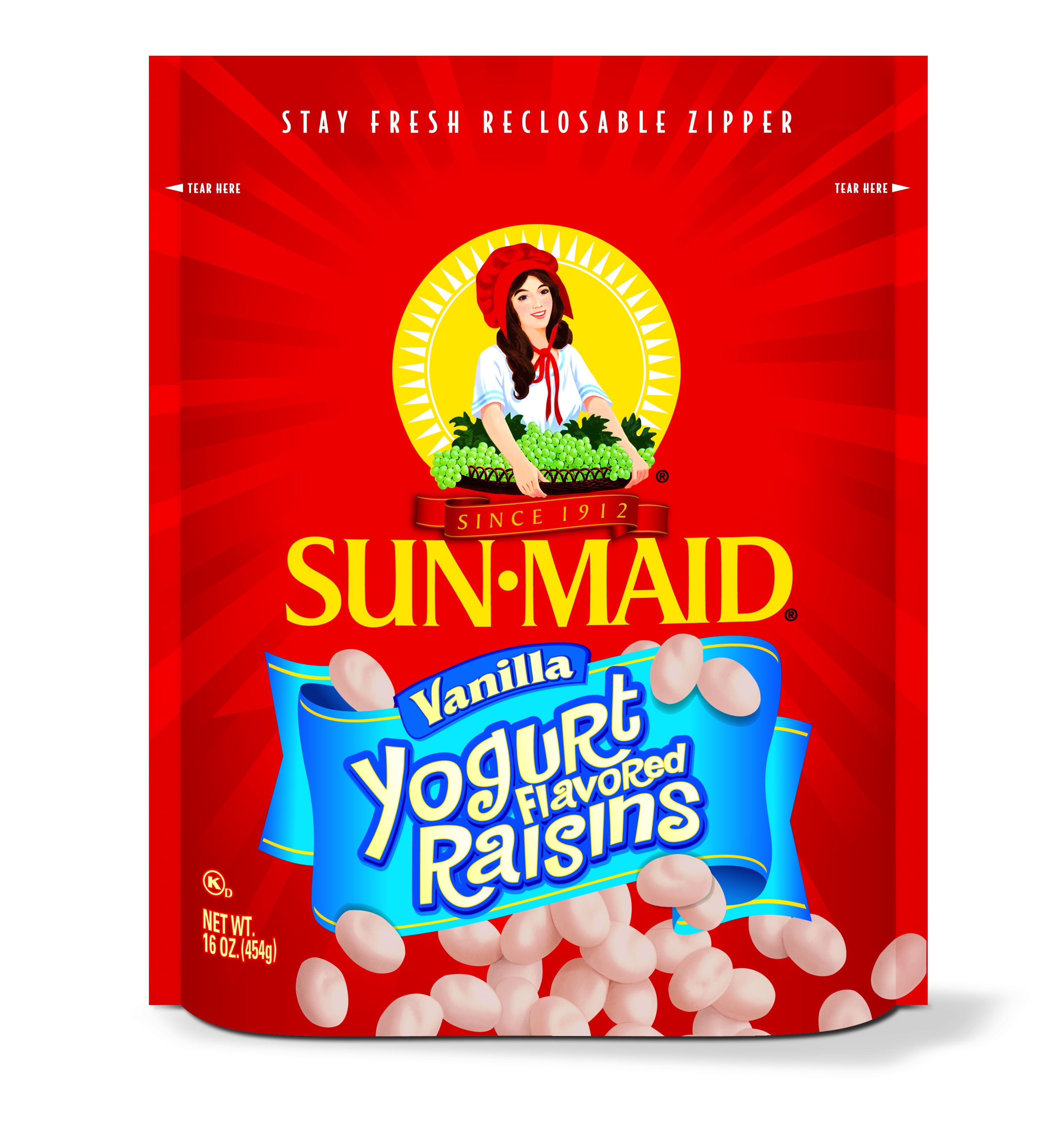 SunMaid Vanilla Yogurt Flavored Raisins, 16 Oz.