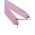thumbnail image 3 of INSPIRE CHIC Unisex Solid Color Wrinkled Extra Wide Flat Athletic Shoe Laces for Sneakers, 3 of 5
