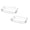 O687 Clear2 11.7x7.1x2.0" 2Pack, variant on 2Pcs Glass 11.7X7 Baking Dish 2.4L 11.7X7 Inch Oblong Glass Cake Pan Oven Baking Pan for Lasagna Roasting Non Stick Dishwasher Baking Trays Trays Practical Home Decor Happy 2026!