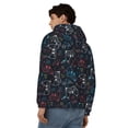 thumbnail image 4 of Vsdgher Joystick Gamepad Mens Hoodies Zip Hoodie, Hoodies for Men, Zip-up Hooded Sweatshirt-Small, 4 of 5