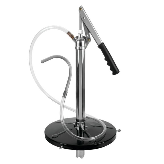 Performance Tool W54232 Lever-Action Dispenser Pump for 5-Gallon Buckets, 2 Oz. of Fluid Transfer per Stroke, Black