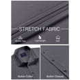 thumbnail image 3 of sogami Men's Short Sleeve Business Shirts Summer Dress Shirts Regular Fit, 3 of 8
