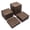 Brown-Crossed, variant on 68 Pcs Interlocking Deck Tile (11.42"x11.42"), 61.60 Sq.Ft Deck Flooring Outdoor Waterproof All Weather, Flooring Tiles for Balcony, Backyard, Indoor & Outdoor, Brown