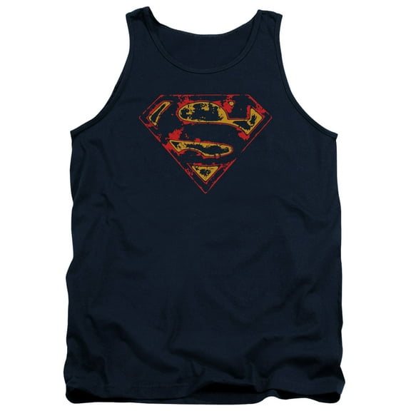 Superman - Super Distressed - Tank Top - Large
