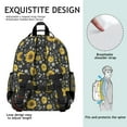 thumbnail image 5 of Autumn Sunflower Backpack - Durable Construction for Heavy Books, 5 of 5