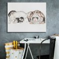 thumbnail image 5 of Epic Graffiti 'Family Of Ferrets' by Barbara Keith, Canvas Wall Art, 34"x26", 5 of 8