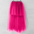 thumbnail image 4 of Womens Tutu Skirt Ballet Tulle Skirts - Princess Puffy Layered Skirt Prom Party Skirt Elastic Tulle Tutu Skirts Layered Tulle Petticoat Halloween Tutu Skirts Carnival Costumes for Women, 4 of 6