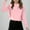Pink, variant on Girls Crewneck Sweatshirt Long Sleeve Pullover Crop Tops Sweatshirts Blue 7-8 Years