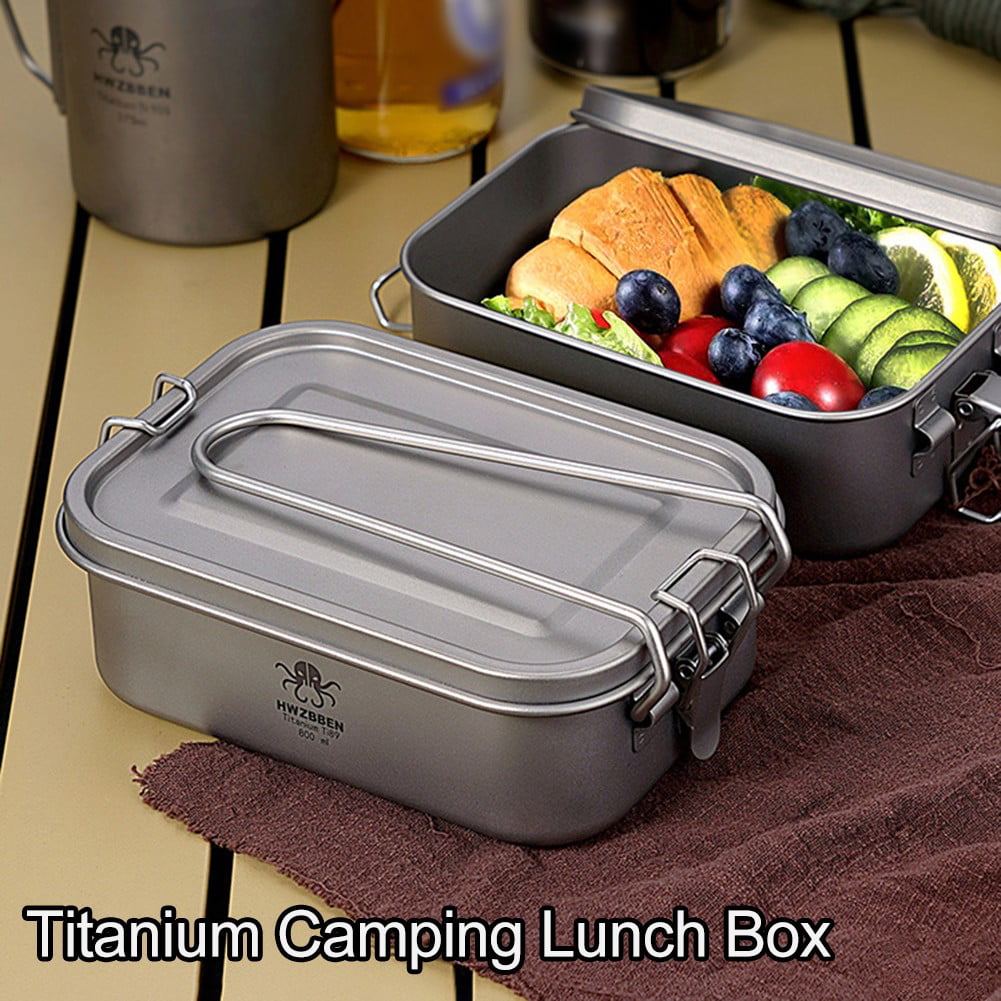 Titanium Lunch Box Single