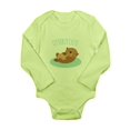 thumbnail image 1 of CafePress - Otterly Cute Body Suit - Long Sleeve Infant Bodysuit, 1 of 1