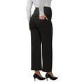 thumbnail image 3 of INSPIRE CHIC Womens Work Maternity Pants Business Stretchy Over the Belly Formal Pregnancy Trousers with Pockets M Black, 3 of 6