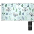 thumbnail image 6 of Coolnut Koala Beach Towel, Sand Free Super Absorbent Oversized Travel Towel with Mesh Bag for Beach,Camping, Swimming, Holiday, 30"x 60", 6 of 6