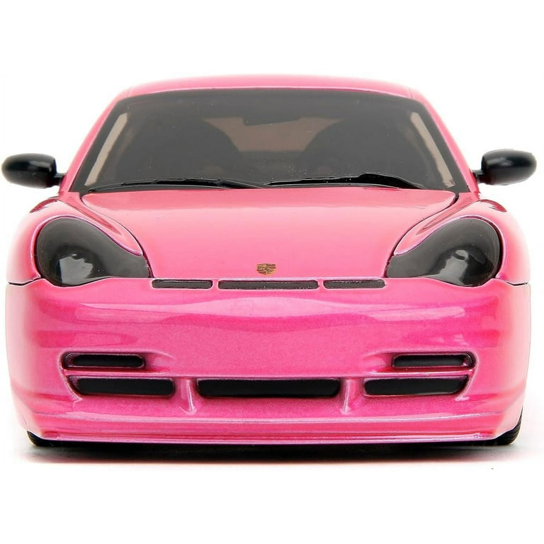 Jada Porsche 911 GT3 RS Pink Metallic Toy Car, Pink Slips