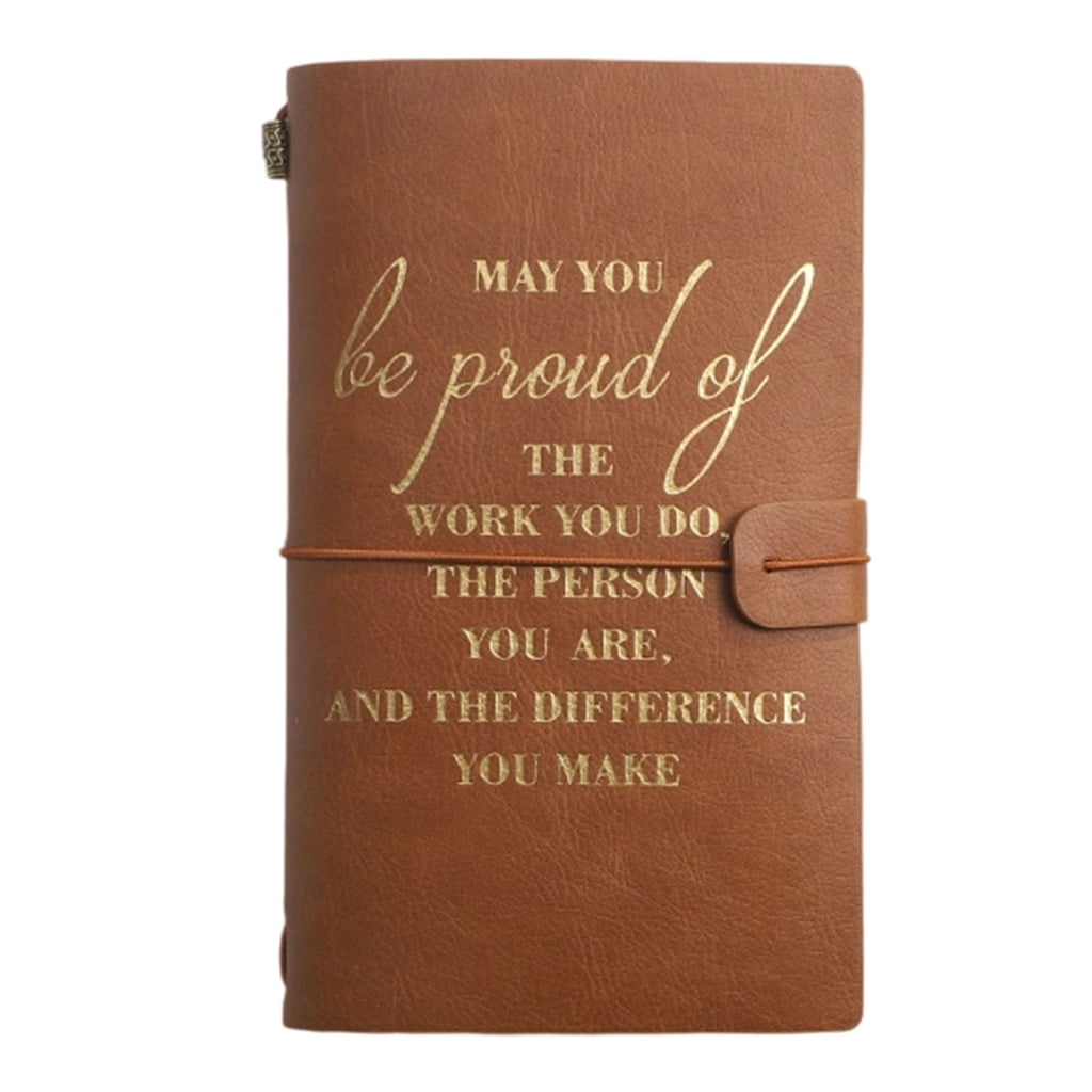 A6 Business Notebook Creative Notebook Meeting Notepad PU Cover Journal Notebook