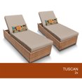 thumbnail image 2 of Tuscan Chaise Set of 2 Outdoor Wicker Patio Furniture, 2 of 5