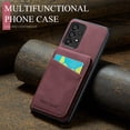 thumbnail image 5 of Phone Case for Samsung Galaxy A53 5G, Back Credit Card Holder Wallet Cover Study Kickstand PU Leather Magnetic Clasp RFID Blocking Case for Samsung Galaxy A53 5G Cases Women, Red, 5 of 9