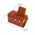 thumbnail image 4 of Ice Color Net Red Simple Square Hollow Out Sweet Hair Clip Hair Ornament For Women Clips For Thin And Medium Hair Non Slip Strong Grip Hair Clamps Hair Styling Accessories, Polyester Hair Clip, 4 of 9