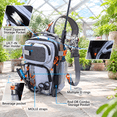 Gray Fishing Tackle Backpack with Tool Set, 136 Lures, and Storage ...