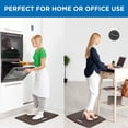 thumbnail image 4 of Mount-It! Portable Anti-Fatigue Floor Mat | Brown, 4 of 10