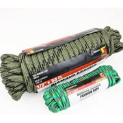 Wellmax Diamond Braid Nylon Rope, 1/2 in X 50 Foot with UV Protection and Weather Resistance, Camo