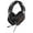 Black, variant on Wired Gaming Headset for PS4/PS5/Xbox/PC/Switch, 40mm Stereo & Noise Isolating, Omnidirectional Mic, In-Line Volume & Mute Control, Soft Earpads, Adjustable Headband, 3.5mm Jack 1.6m, Black