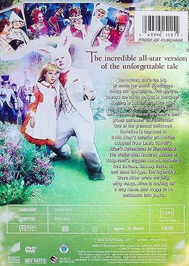 Alice's Adventures In Wonderland　1985　HC Sony Pictures Entertainment, DVD, New Alice in Wonderland 1985