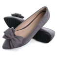 thumbnail image 3 of Zapatos planos SAILING LU para mujer, punta puntiaguda, color gris, talla 9.5, 3 of 7