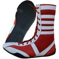 thumbnail image 6 of Professional Boxing Shoes Breathable Wrestling Shoes, Training Shoe for Adult & Youth Men Women Non Slip Rubber Sole Lightweight Boots (White & Red, 12), 6 of 6