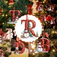 thumbnail image 4 of Leodye 1PCS Christmas letter acrylic pendant Christmas Tree Decoration Personalized DIY Christmas Ornaments Christmas Decoration Xmas Tree Hanging Decor-3.94IN, 4 of 9