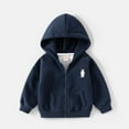 thumbnail image 2 of Big Boys Sweatshirts & Hoodies 5-6 Years Boys Zip up Hoodie Size 7 Boys Hoodies & Sweatshirts Kids Zip up Jacket Soft Warm Pullover Outerwear for Toddler and Children Comfortable Casual Wear, 2 of 4