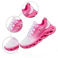 thumbnail image 5 of KANG Fashion Women's Breathable Mesh Casual Sneakers, Lightweight Cushioned Anti-Slip Slip-On Walking Shoes Hot Pink 40, 5 of 9