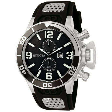 Invicta Men's 0756 Corduba Quartz Chronograph Black Dial Watch