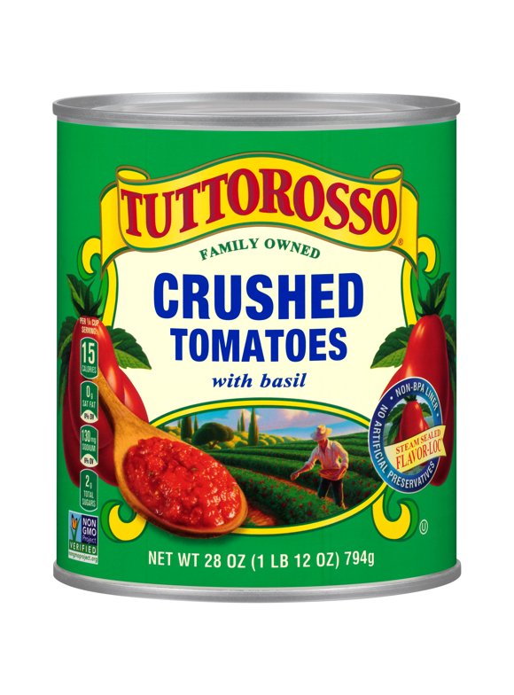 Tuttorosso Crushed Tomatoes with Basil 28oz