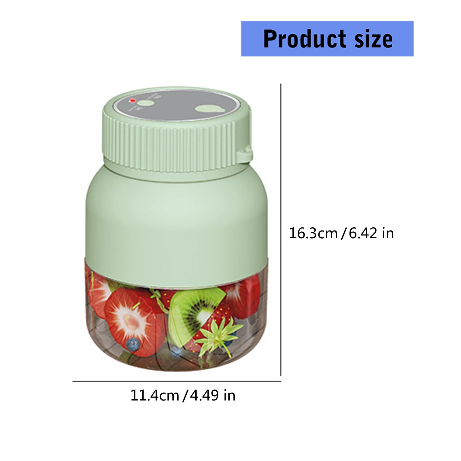 800ml Large Capacity Countertop Juicer for Shakes Home Portable Electric Juicer Mixing Machine
