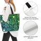 thumbnail image 3 of Disketp Green Disco Lights Bolsa Tote Estampada para Mujer, Bolso de Hombro y de Mano para Compras y Viajes, 3 of 8