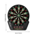 thumbnail image 2 of Wall Mounted Electronic Dart Board with 6 Darts, Digital Soft Tip Dart Board Voice Prompts Automatic Counting Dartboard Set Innovative Dart Machine, for Home Bar Game center, 2 of 17
