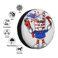thumbnail image 2 of XMXY America Cool Drink Spare Tire Cover, Universal Waterproof Cover for Jeep RV Tire Wheel Protection, 17 inch, 2 of 8