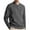 Dark Gray, variant on AherBiu Mens Sweatshirts Fleece Lined V Neck Button Plus Size Pullover Causal Loose Lightweight Long Sleeve Shirt Tops