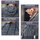 thumbnail image 3 of Mujer Chaquetas de chándal con cremallera completa Sudadera con capucha Raglan Manga larga Pulgar, 3 of 8