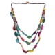 thumbnail image 2 of 2pcs collar de cuentas multicolores de concha de coco étnico para mujeres, 2 of 9