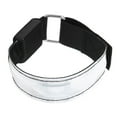 thumbnail image 1 of Flashing Sports Wristband, Hook Loop Design Adjustable Glowing Armband  For Outdoor Sports For Camping For Walking Cycling For Concerts White, 1 of 8