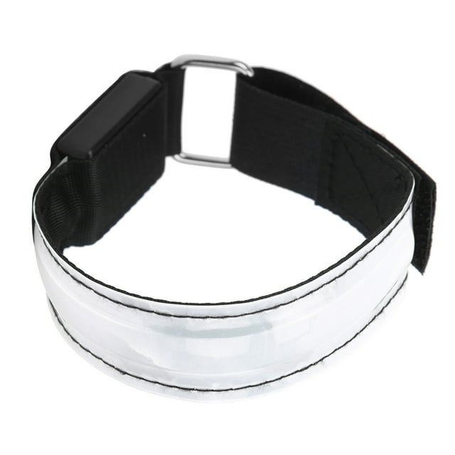 LED Light Armband, LED Bracelet Lightweight Adjustable Led Slap Bracelets Folding Resistance Environmental With Hook And For Outside Night Activities Green,White,Blue