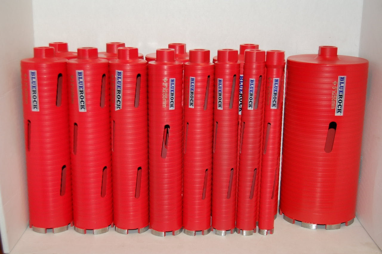 BLUEROCK ® DRY Type 13 pc 1"5" Set Diamond Coring Bit Concrete Core