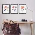 thumbnail image 3 of Stupell Industries Brushed Freeflow Flower Plants & Flowers Painting Black Floater Framed Canvas Art Print Wall Art, 17 x 21, Set of 3, 3 of 10