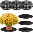 thumbnail image 1 of Jiaufmi Elevador de Macetas a Nivel de Plantas de 6 Piezas Soporte para Plantas de Servicio Pesado Soporte para Macetas Redondo Negro Elevadores de Plantas de Plástico para Protector de Piso de Cubier, 1 of 7