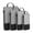 Black, variant on YIMWNYI 4-Piece Travel Compression Packing Cubes Set, Space-Saving Organizers for Luggage, Lightweight Mesh Storage Bags for Efficient Packing, Reduces Wrinkles and Overpacking